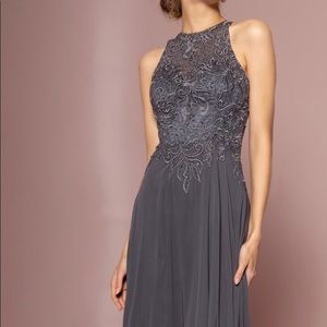 GLS 2680 Elizabeth K charcoal dress